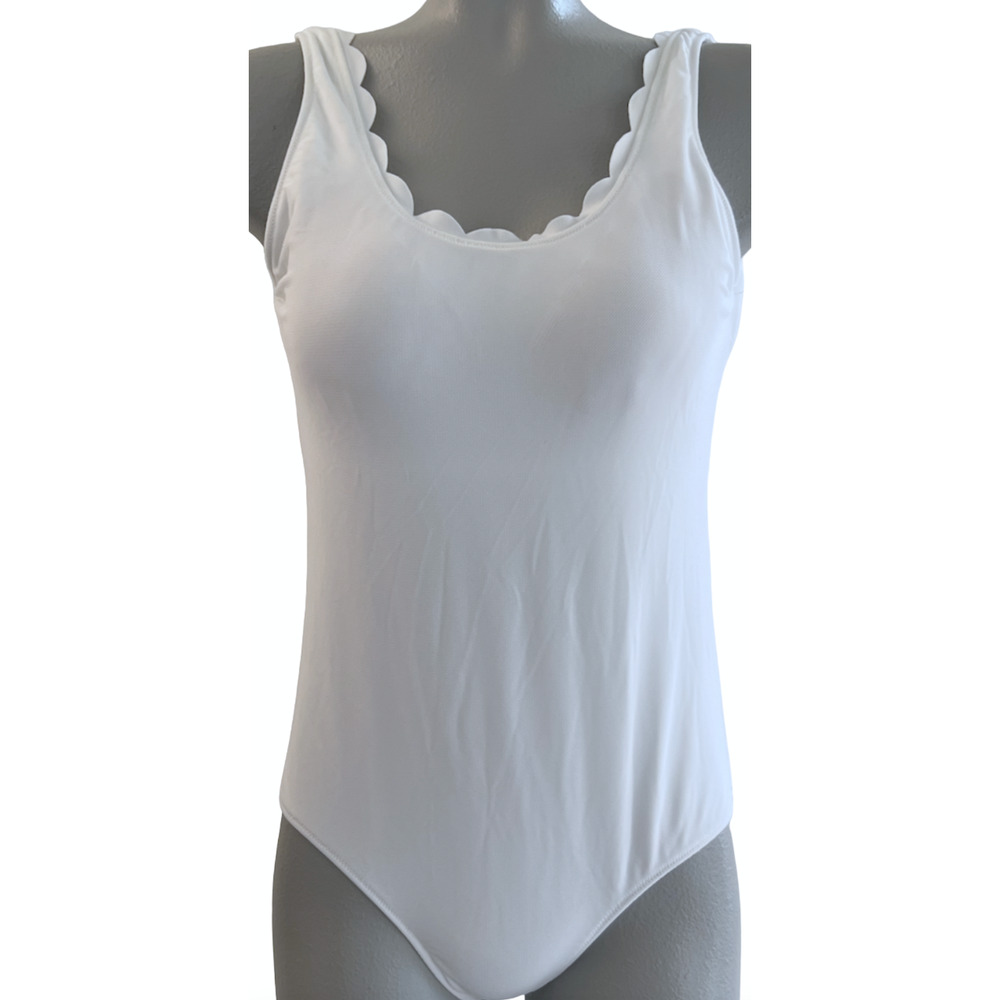 NEW VINEYARD VINES PERFORMANCE WHITE CAP TEXTURED SCALLOP ONE PIECE SWIMSUIT XS